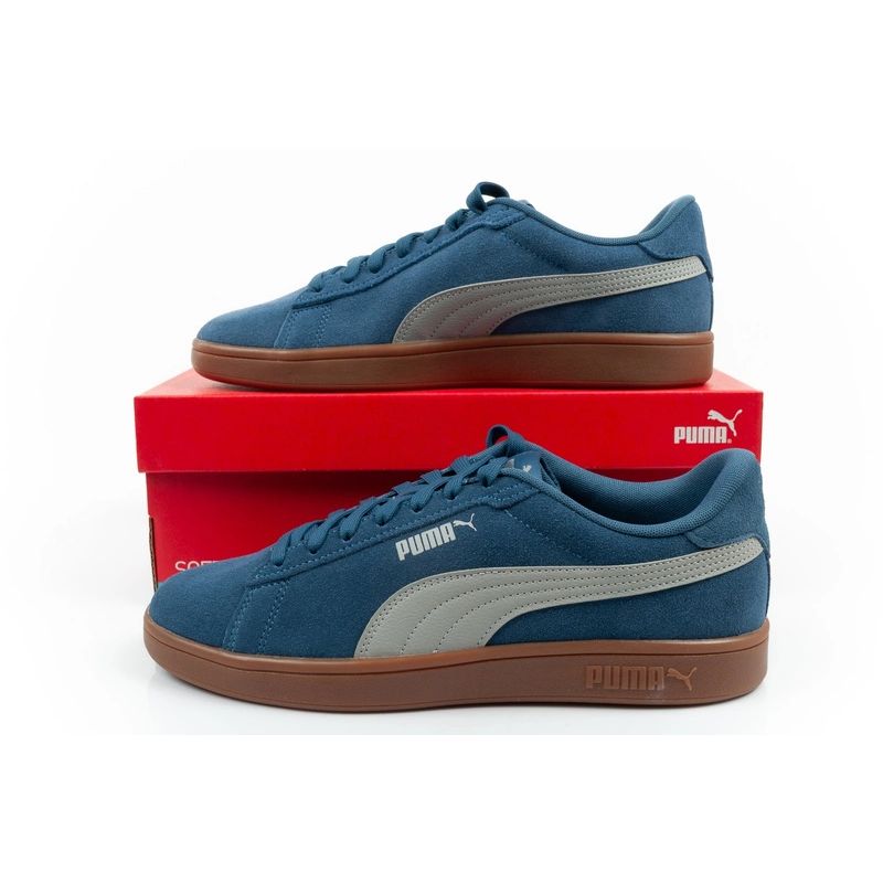 Puma men's sports sneakers Smash 3.0 leather classic fashionable blue kék utcai cipő