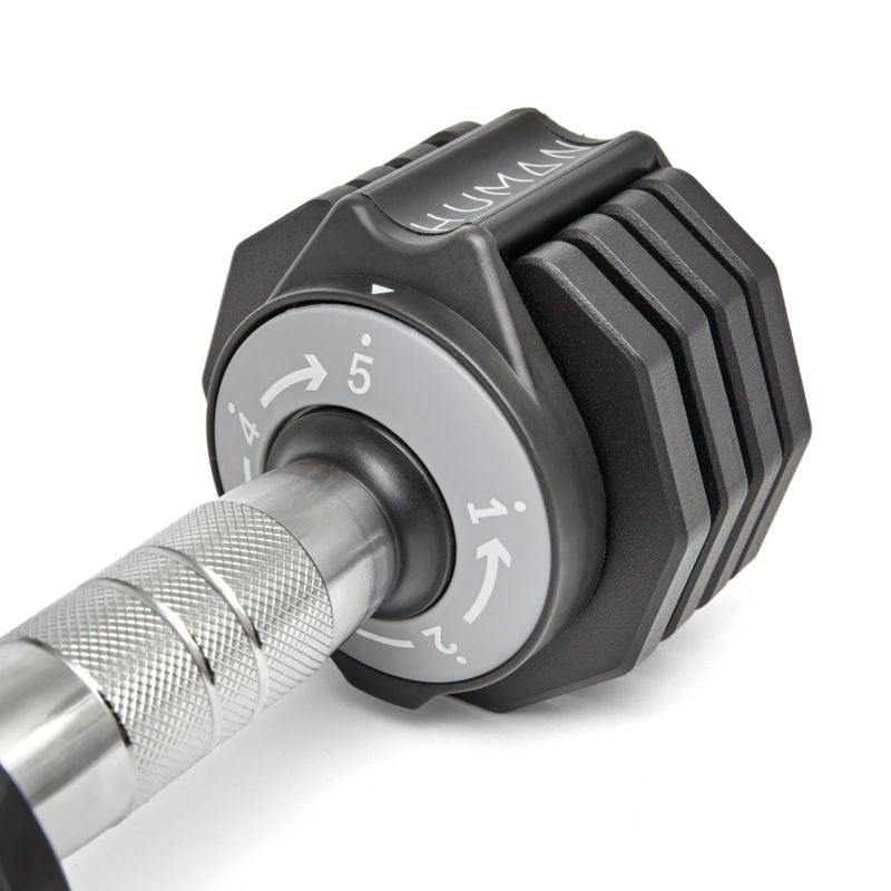 Half Human Adjustable Dumbbells 5kg fekete edzőfelszerelés SFIT-P-HH30001