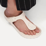 Birkenstock women's GIZEH EVA EGGSHELL flip-flops (standard width)
