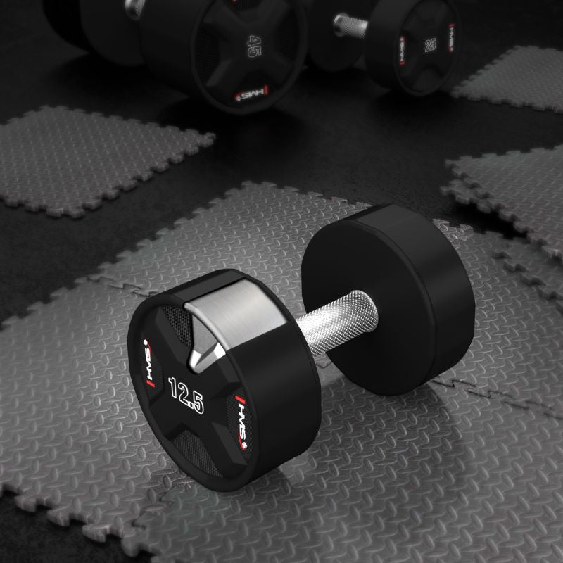 HMS HPC 12.5 KG POLYURETHANE Dumbbell CPU súlyzó 17-66-194