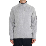 Men's fleece 4F M443 cool light melange 4FWSS26TFLEM443 27M szürke kabát
