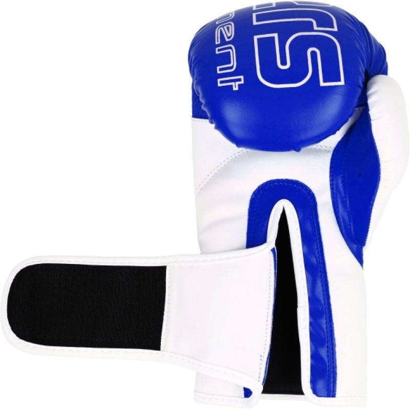 MASTERS FIGHT EQUIPMENT MASTERS RPU-KM-1 Boxing Gloves 10 oz niebiesko - białe kesztyű 01433-1002