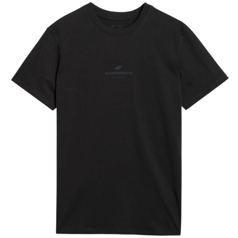 4f Men's T-shirt M2961 deep black 4FWAW25TTSHM2961 20S Ruházat
