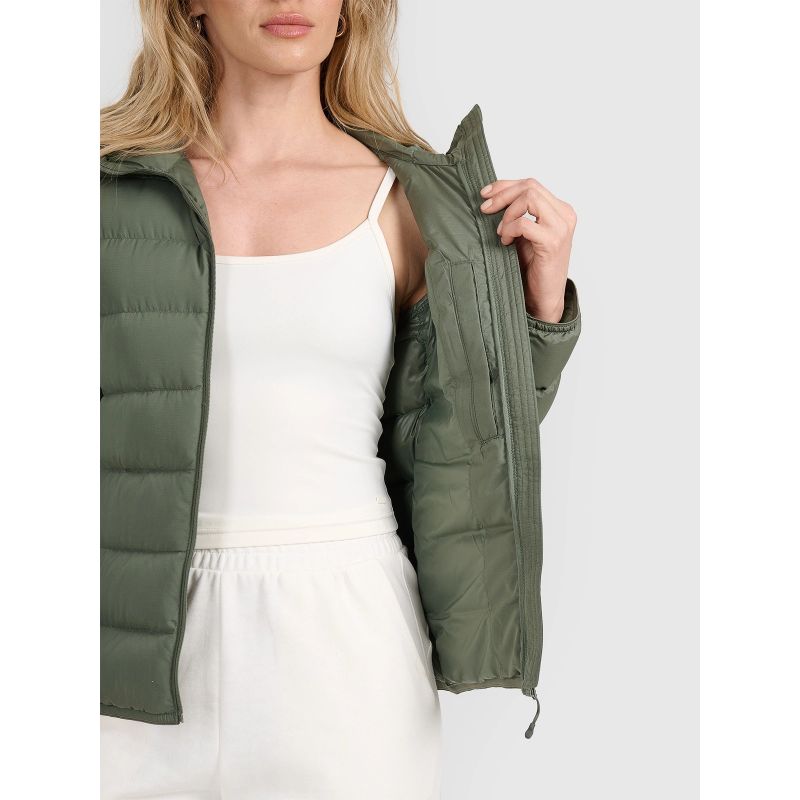 Women's down jacket with natural filling 4F 4FRAW25TDJAF0800-43S