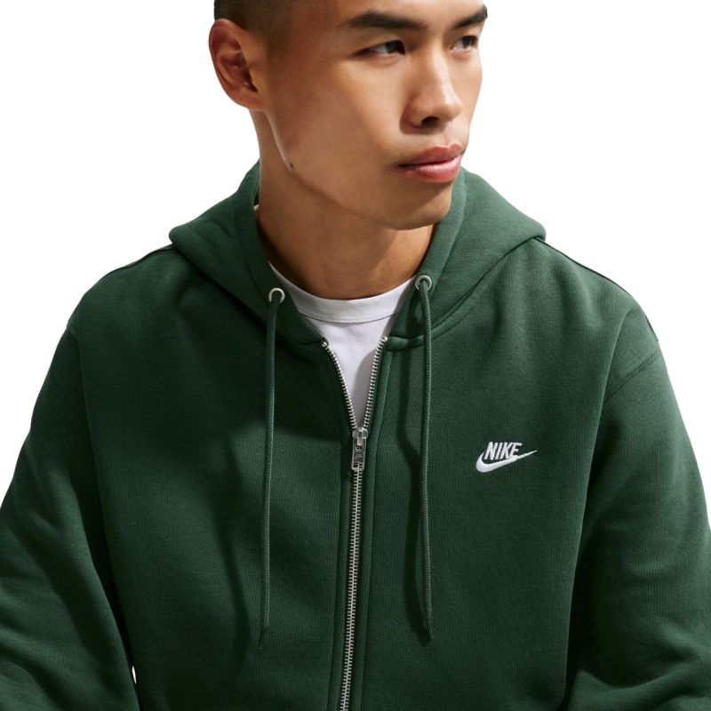 Nike Club BB FZ Hoodie Men's zöld kapucnis pulóver FN3861323