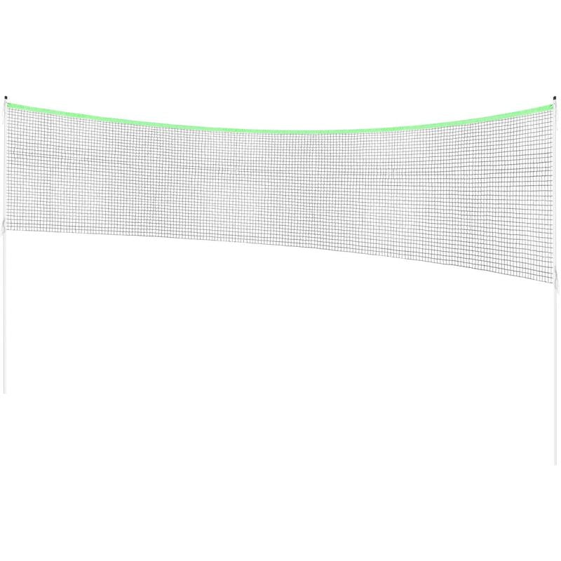 Enero BADMINTON VOLLEYBALL NET POSTS SET fekete nets, sets