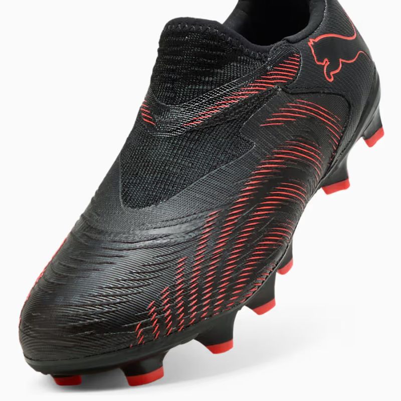 Puma Future 9 MATCH LL Jr FG/AG fekete focicipő