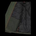 CMP men's winter sports with hood, insulated, green ( ) zöld dzseki