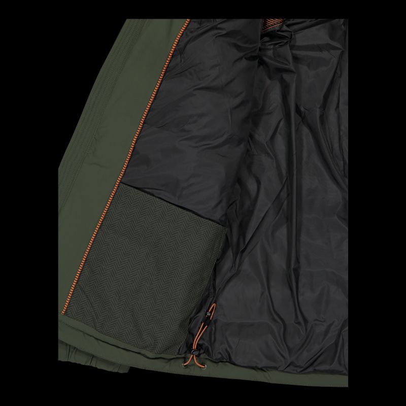 CMP men's winter sports with hood, insulated, green ( ) zöld dzseki