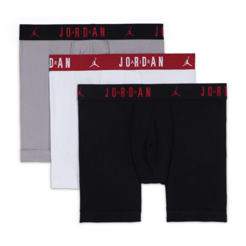 AIR Jordan Flight Cotton Core 3-Pack Boxer Brief - fekete ruházat