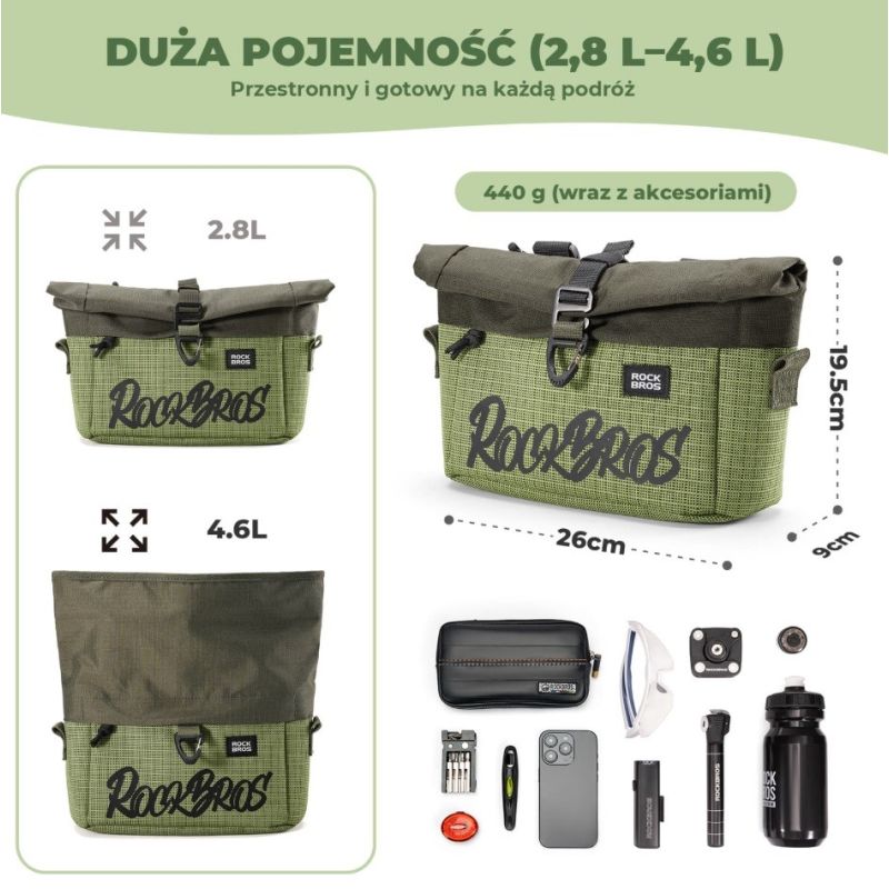 Rockbros bicycle handlebar bag
