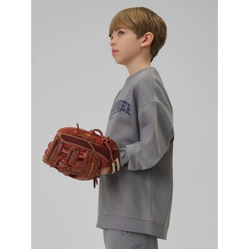 Boy's loose sweatshirt without hood 4F