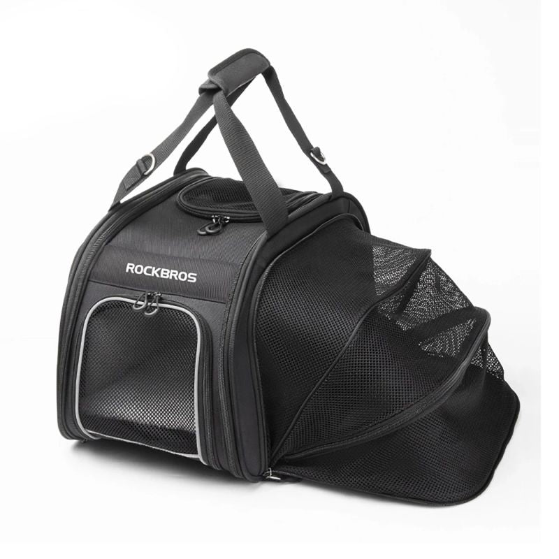 Rockbros 30140028001 transport bicycle for cats and dogs - black fekete táska