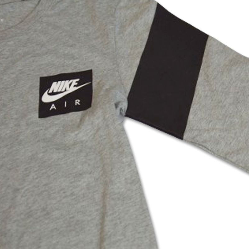 Men's Nike Air Longsleeve T-shirt - AA6297-063 szürke hosszú ujjú póló