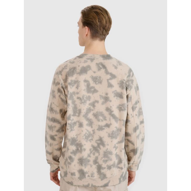 Men's sweatshirt without zipper and hood 4F 4FRSS25TSWSM2180-83A kapucnis pulóver
