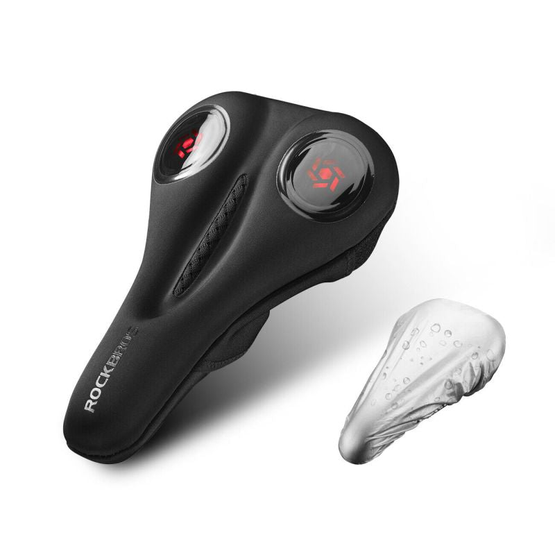 Rockbros saddle cover black and red piros covers