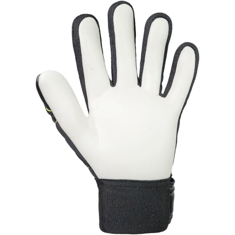 Reusch Attrakt Starter Solid Finger Support Junior Gloves 56 72 511 fekete kapuskesztyű