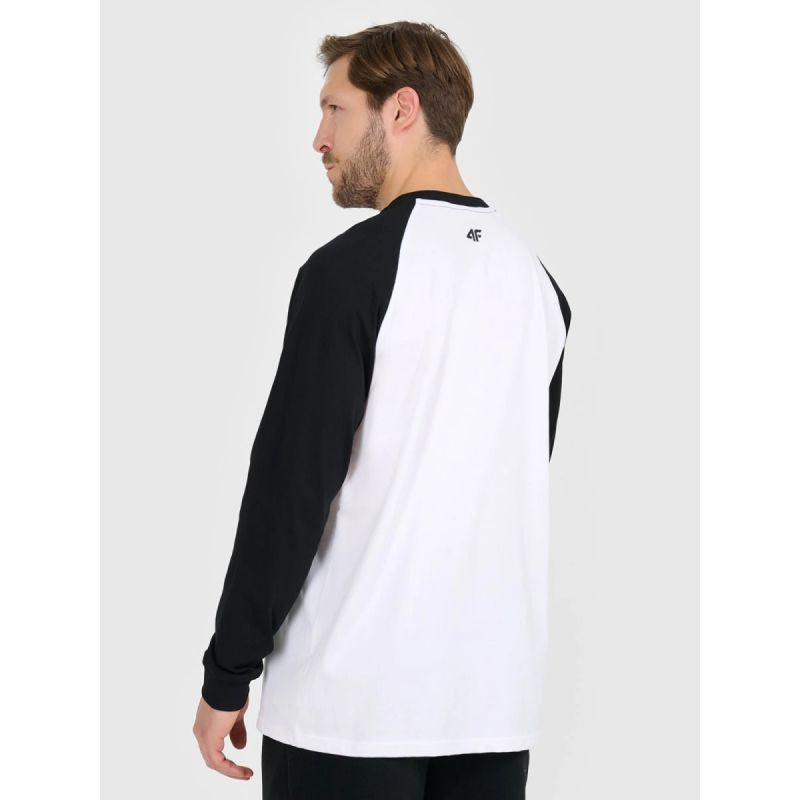 Men's oversize longsleeve 4F 4FRAW25TLONM633-10S hosszú ujjú póló