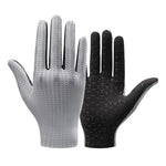 Rockbros Breathable Full Finger Cycling Gloves, Size: L - Gray szary \ l kesztyű