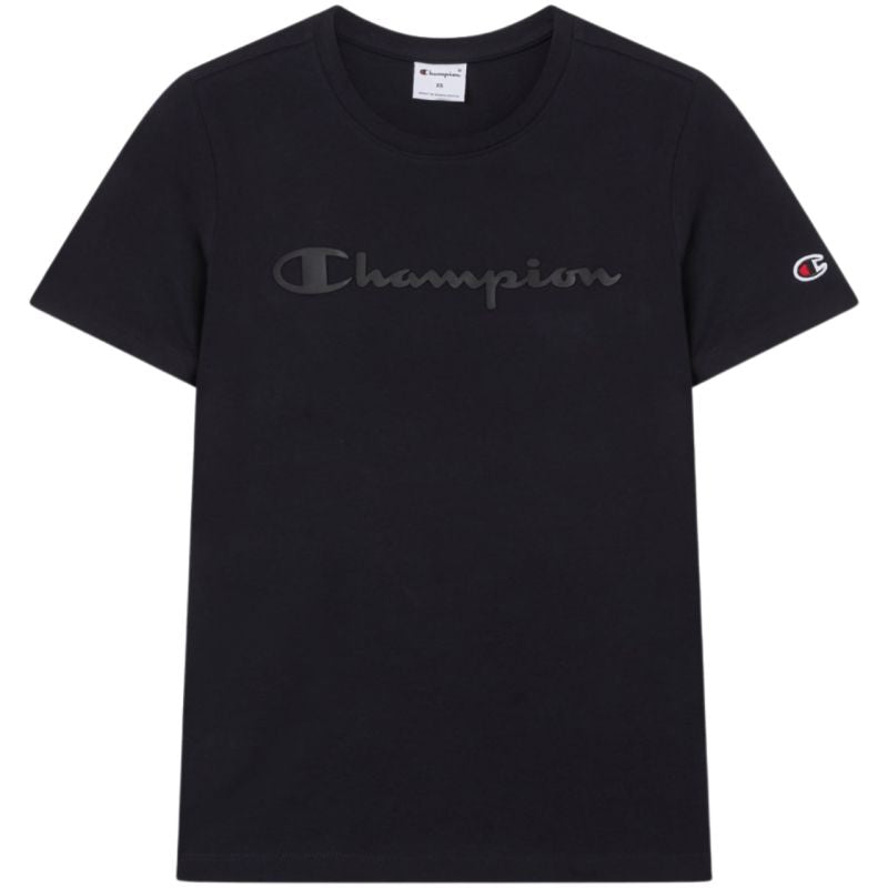 Champion Sleeve T-shirt Black 119125 KK001 fekete női póló 119125KK001