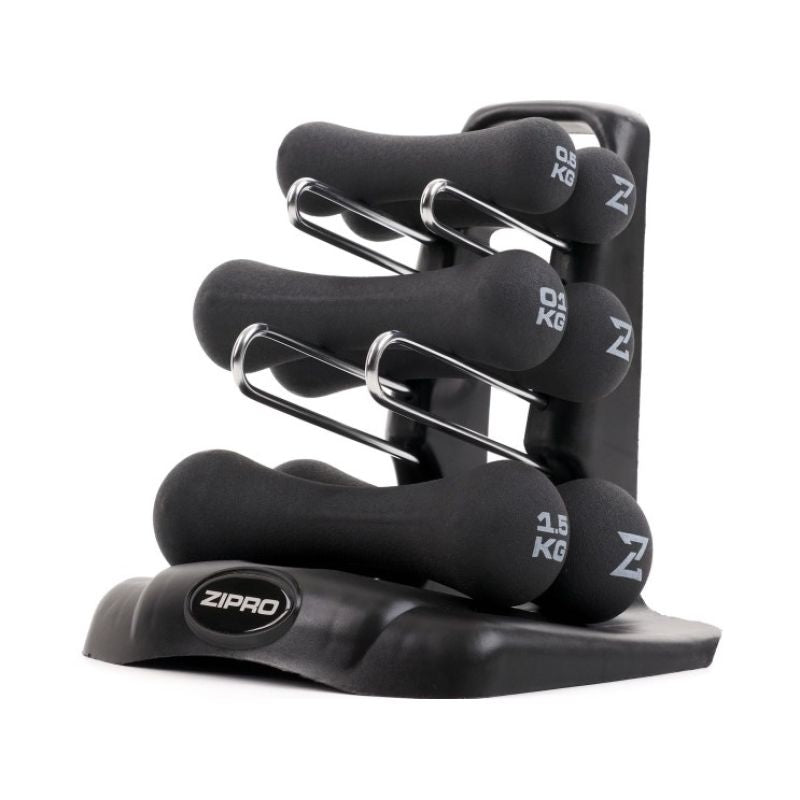 Zipro Neoprene Dumbbells 6 x Various Weight Types Included edzőfelszerelés 5902659844200