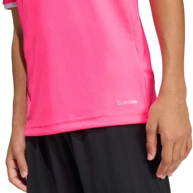 adidas Entrada 26 Jersey kids' t-shirt pink KE9846 104cm mez