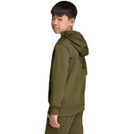 adidas Essentials Hoodie 225 olive KS0367 128 cm kapucnis pulóver