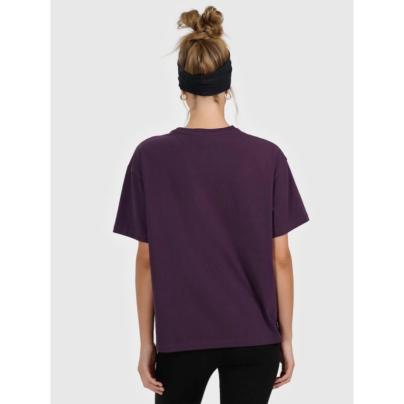 4F Women's loose plain T-shirt póló