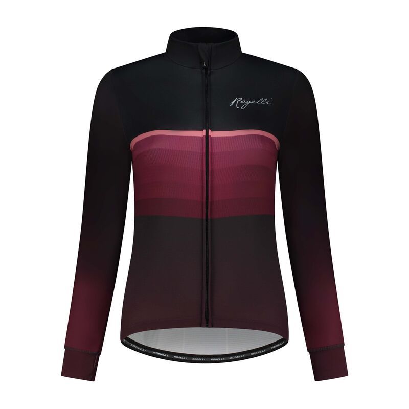 Rogelli women's sweatshirt IMPRESS II bordó pulóver
