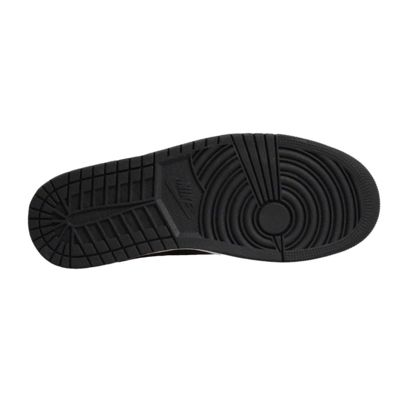 AIR Jordan 1 Mid (GS) Basketball Black/Metallic Gold - arany cipő