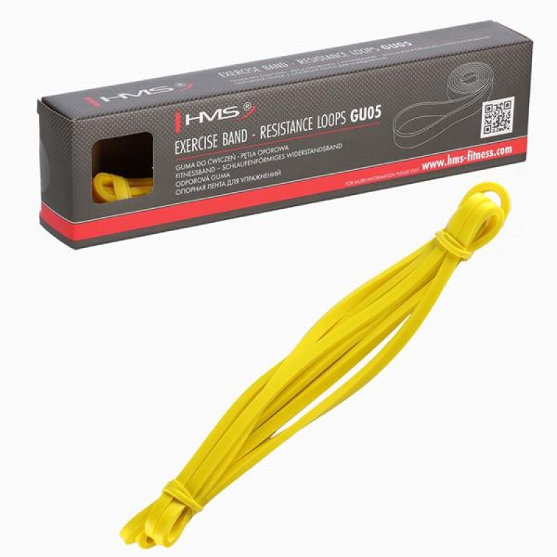 HMS Exercise bands GU05 YELLOW 6.4 x 4.5 x 2080 MM sárga csuklópánt 17-33-020