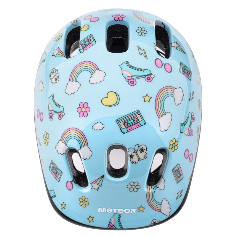 Meteor KS06 Rainbow Jr Bike Helmet size XS 44-48 cm uniw helmets