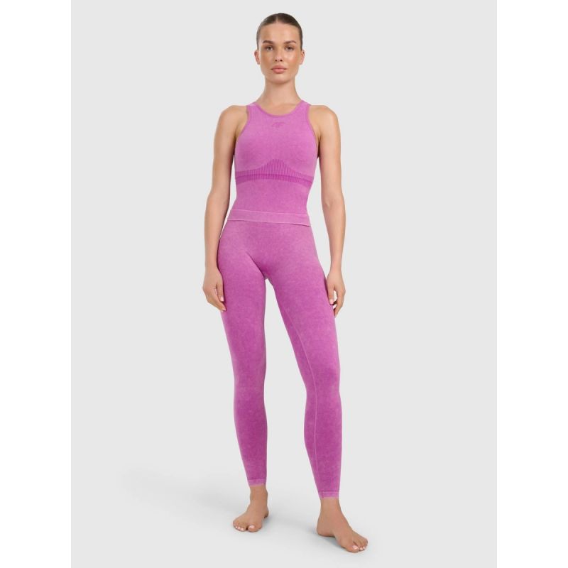 Women's 4F Slim Quick-Drying Yoga and Pilates Top 4FWAW25TFSLF578-54A