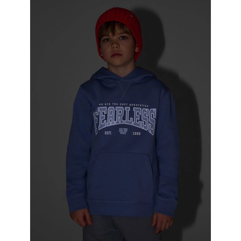 Boy's regular hooded sweatshirt 4F