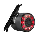 Rockbros Q1 Rear Bike Light 7 Color LED + USB-C - USB-A Cable - Black fekete lights, tourist equipment