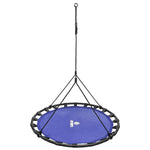 Enero Stork'S Nest Garden Swing 120cm Blue fekete furniture