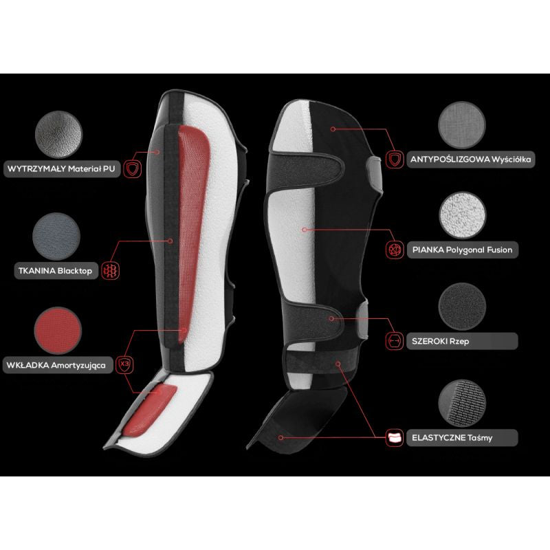 DBX Bushido - Ninja Shin Guards protectors and knee pads