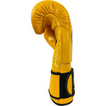 MASTERS FIGHT EQUIPMENT RBT-MEX Leather Boxing Gloves 12 oz Yellow sárga kesztyű 012204-12