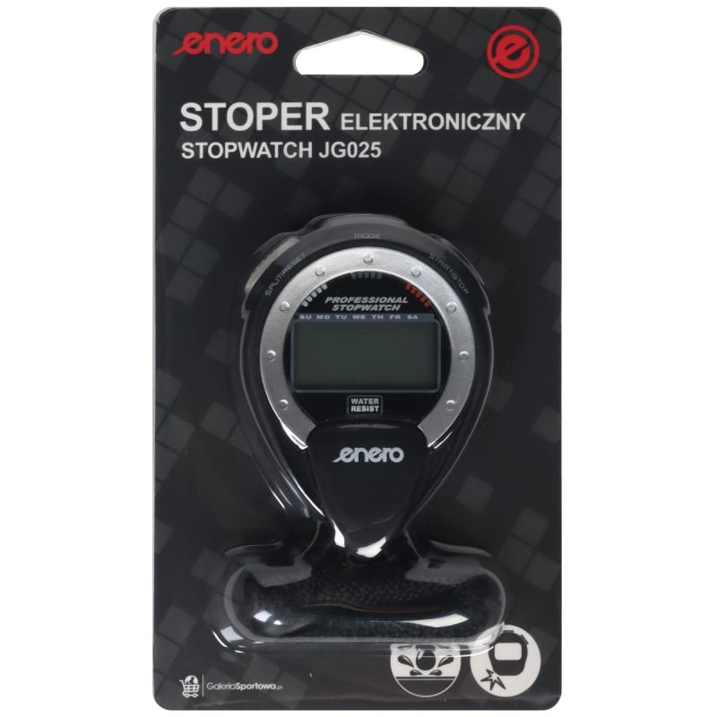 Enero Electronic 1-Time Stopwatch fekete for school, stopwatches