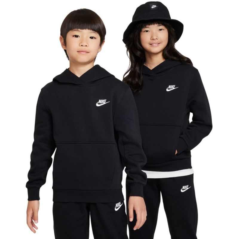 Nike Sportswear Club Fleece Kids' Sweatshirt 010 fekete pulóver 159576L