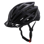 Wozinsky MTB Bike Helmet with Removable Visor and Rear USB Light M - Black czarny védőfelszerelés HT-28VCB-199803