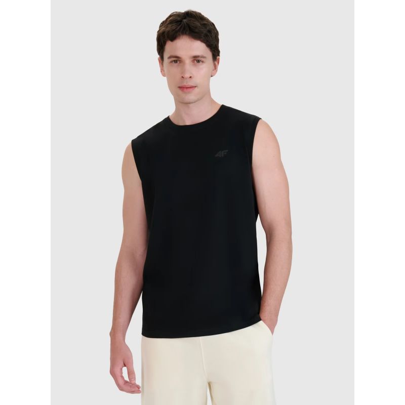 4f Men's tank top regular plain 4FWMM00TSLEM125-20S General