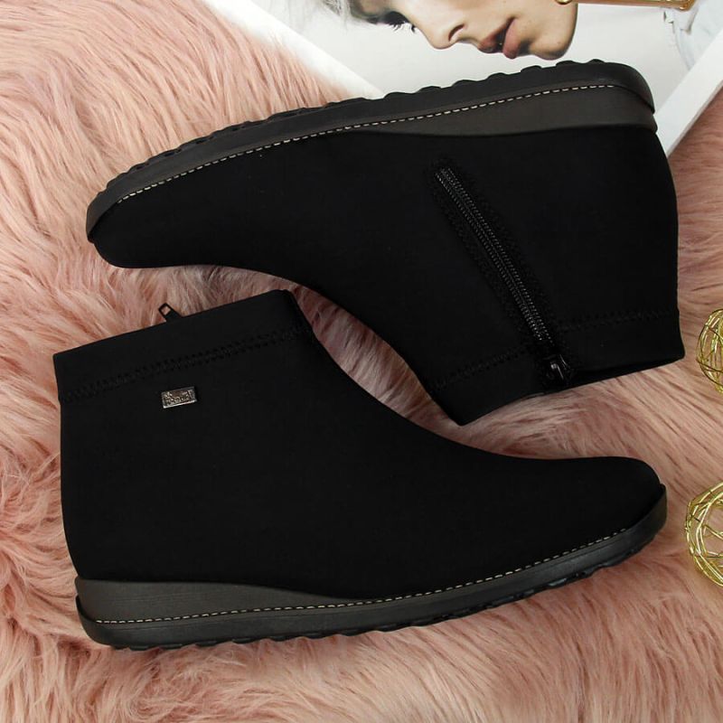 Inny insulated black ankle boots Rieker W 98251-00 női Túracipő