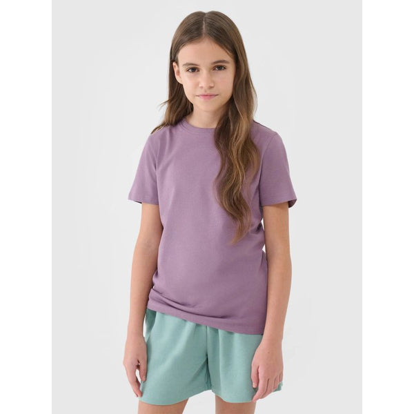 4f Regular plain girls' T-shirt 4FJWSS25TTSHF2177-51S General