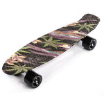 Meteor Flowers Black Skateboard uniw skateboards