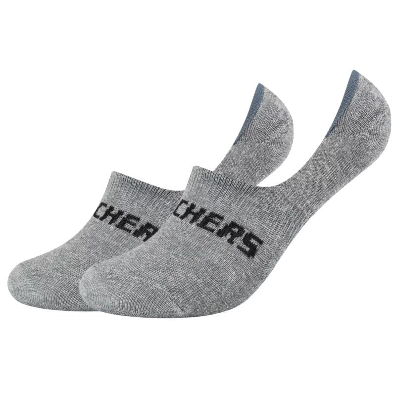 Skechers 2PPK Mesh Ventilation Footies Socks SK44008-9300 Gray 43-46 General