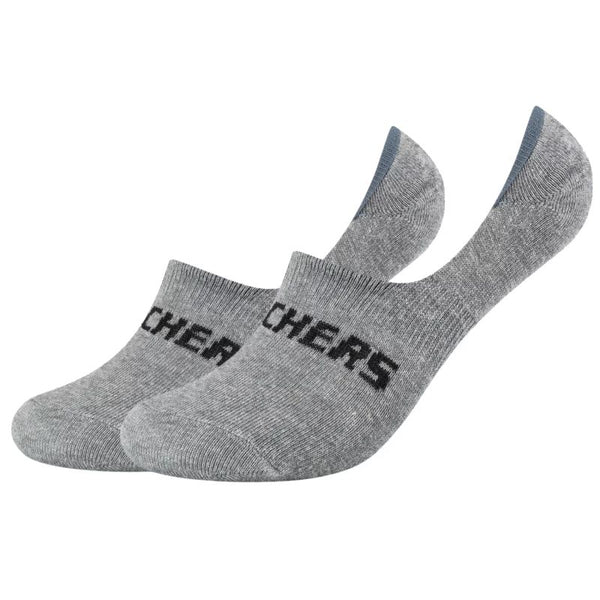 Skechers 2PPK Mesh Ventilation Footies Socks SK44008-9300 Gray 43-46 General