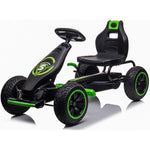 Enero 18 Pedal Go-Kart Black And Green zöld toys