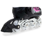 Enero Roller Skates-Roller Skates-Ice Skating 4in1 Pro Led 30-33 Pink-Gray szürke skates, roller skates