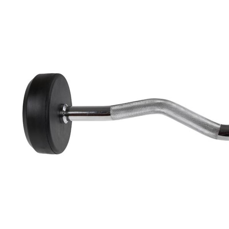 HMS Rubber-coated barbell/curl bar 30 kg GSL-30 fekete súlyzó 17-58-022